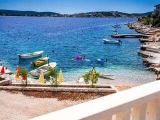 The view from the pool terrace