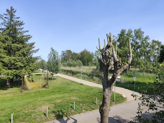 Blick Richtung Hafen