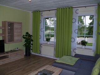Wohnraum mit Blick auf den Kluger See