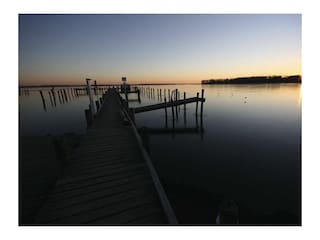 Abendstimmung am Haff