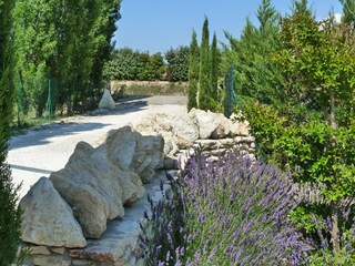 Private access road.