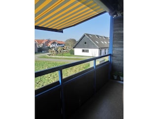 Blick vom Balkon