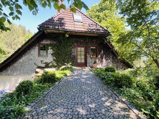 Entrance to the holiday apartment