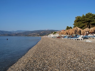 Beach in Paralio Astros