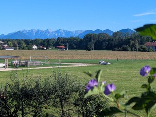 Kaisergebirge _ Sicht vom Balkon