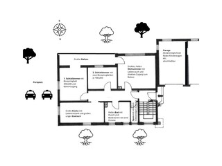 Grundriss Ferienwohnung "Kaiserblick" OG