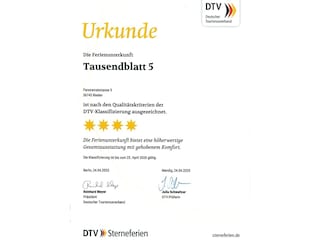 DTV Urkunde