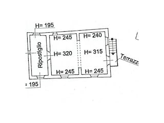 Casa per le vacanze Pescia Pianta del piano 41