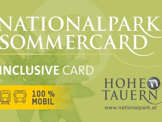 Nationalpark Sommercard inklusive