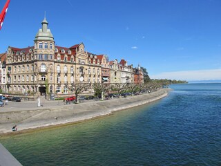 The chic lake road in Constance