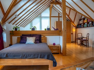 Schlafgelegenheit im zweiten Stock