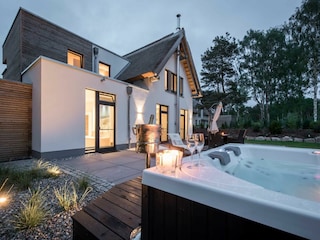 Strandhaus mit Whirlpool