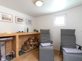 Vorraum zur Sauna