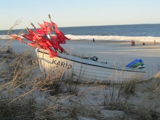 Boot am Strand