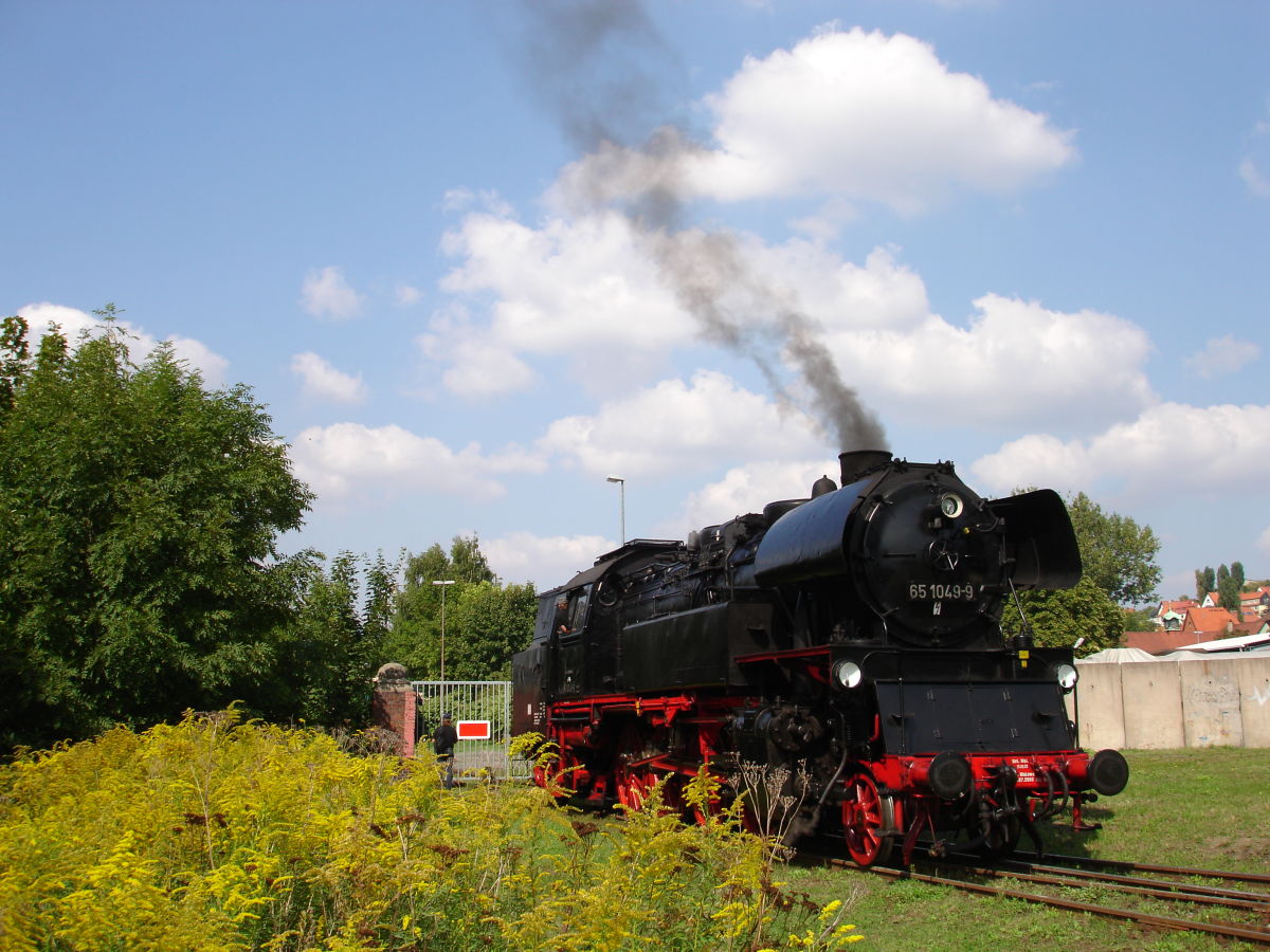 Dampflockwerk in Meiningen