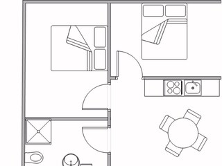 Apartamento de vacaciones Costa Calma Plano de planta 10