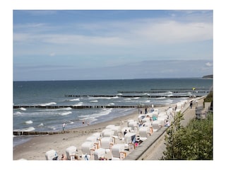 Blick in Richtung Warnemünde