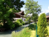 Very nice private garden, directly at the "Mühlbach"