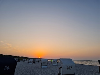 Sonnenuntergang am Strand