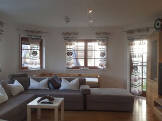 Wohnzimmer mit XXL Couch