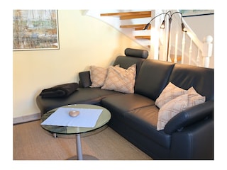 gemütliche Couch im Wohnbereich