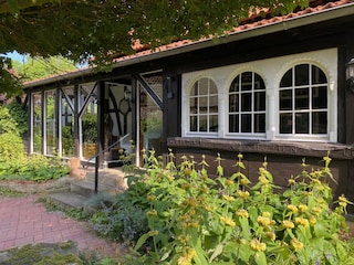 Innenhof mit Eingang