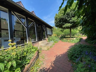 Innenhof und Eingang