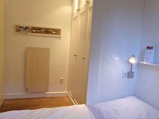 view from the alcove bed in the bedroom
