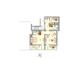 Vakantieappartement Oberstdorf Grondplan 15