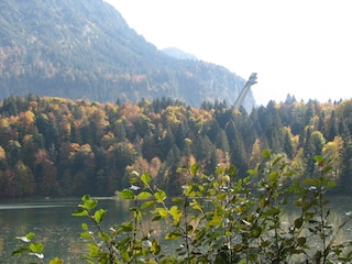 Freibergsee mit Skiflugschanze