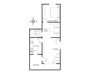 Appartamento per vacanze Fischen im Allgäu Pianta del piano 20