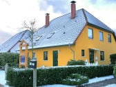 Haus Svea mit Schnee