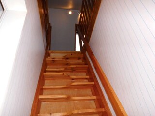 Treppe Schlafzimmer Dachgeschoss - Ferienwohnung JAN 2