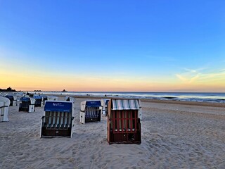 abendliche Stimmung am Strand