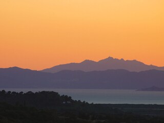 Sonnenuntergang vom Balkon aus