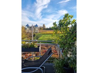 Die Terrasse  und  der Ausblick