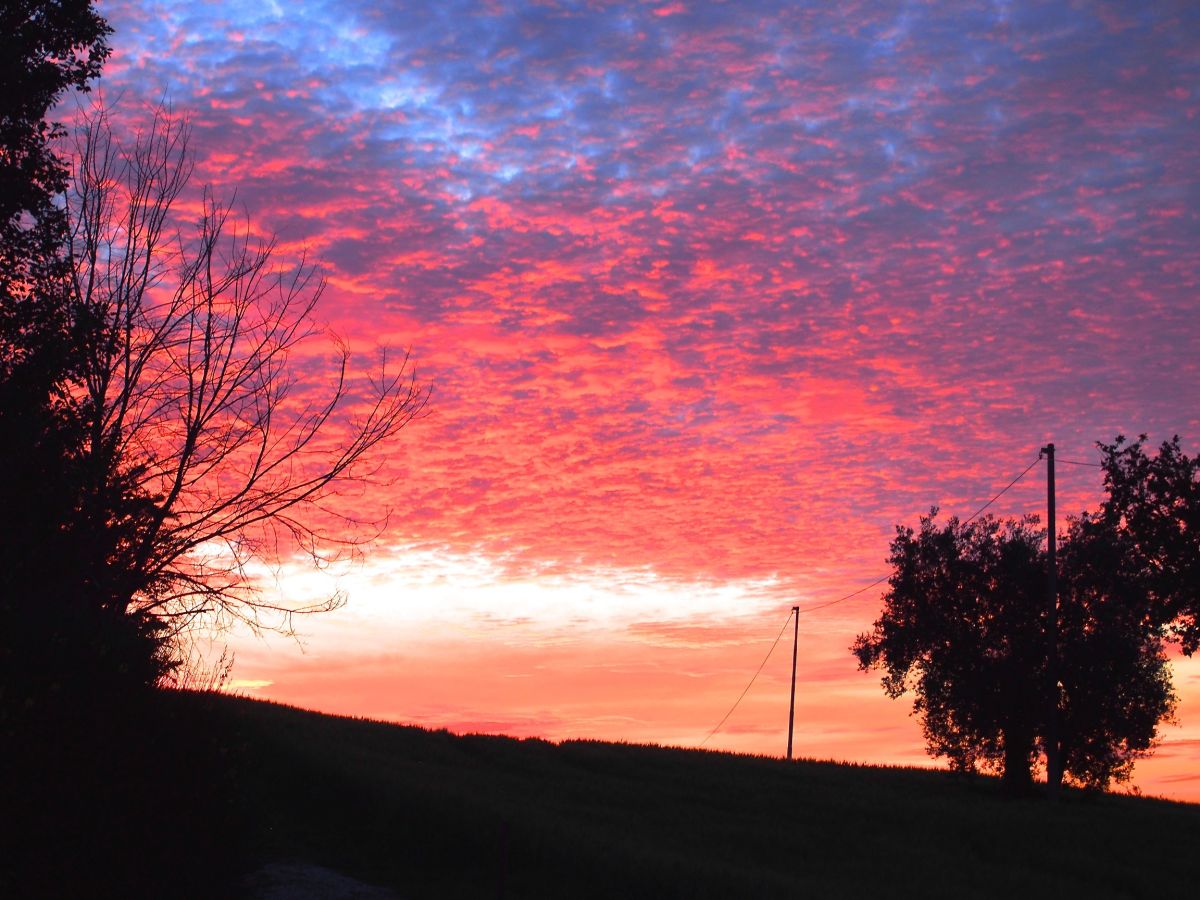 spektakulärer Sonnenuntergang