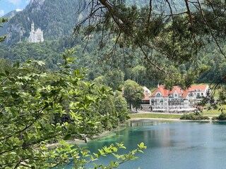 Alpsee und Schloss Neuschwanstein