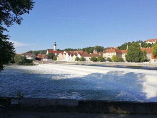 Blick auf Lech und Landsberg