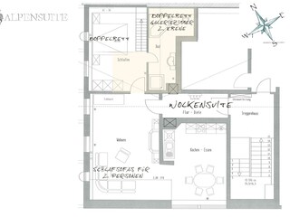 Appartamento per vacanze Riezlern Pianta del piano 30