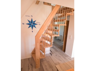 Raumspartreppe in die Maisonette