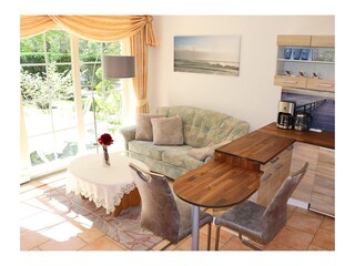 Überblick Wohn- und Kochbereich