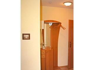 Garderobe im Flur