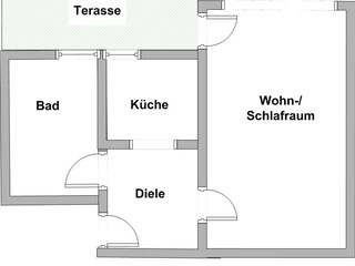 Vakantieappartement Oberstdorf Grondplan 21