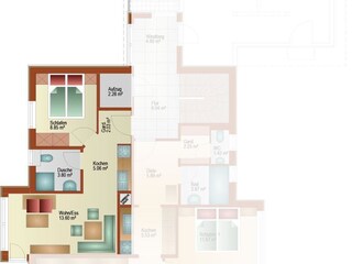 Appartamento per vacanze Bolsterlang Pianta del piano 22