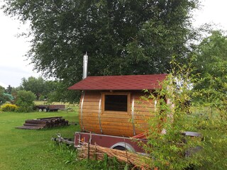 Sauna in a barrel