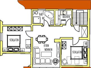 Ferienwohnung Pleinfeld Grundriss 15