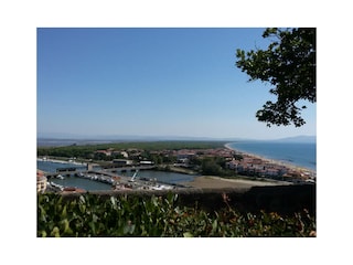 Castiglione della Pescaia , Hafen von oben