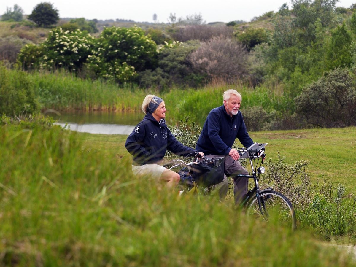 Radfahren durch die Dünen