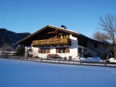 Haus in Winterlandschaft